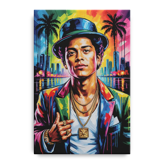 24K Groove - Canvas Wall Art