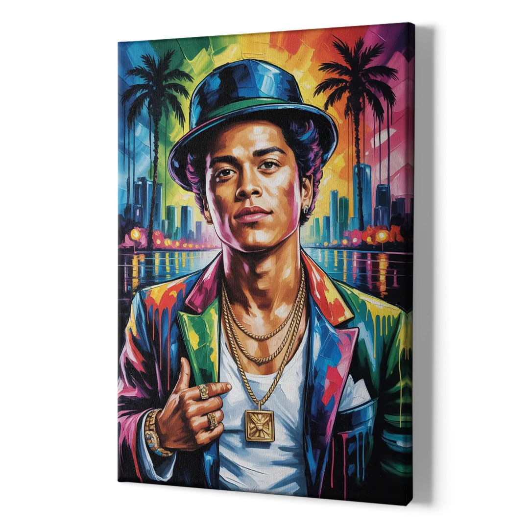 24K Groove - Canvas Print Art Sides
