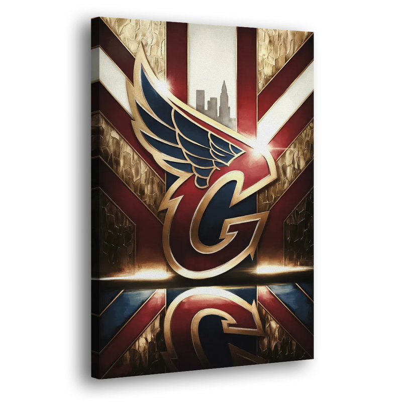 Cleveland Guardians Tribute - Canvas Print Art Sides