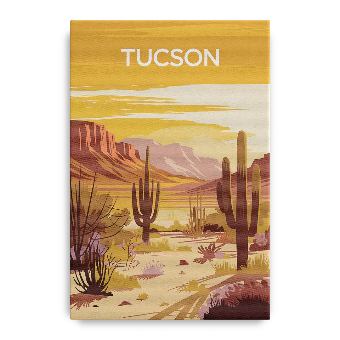 Tucson Mountain Views - Canvas Wall Art