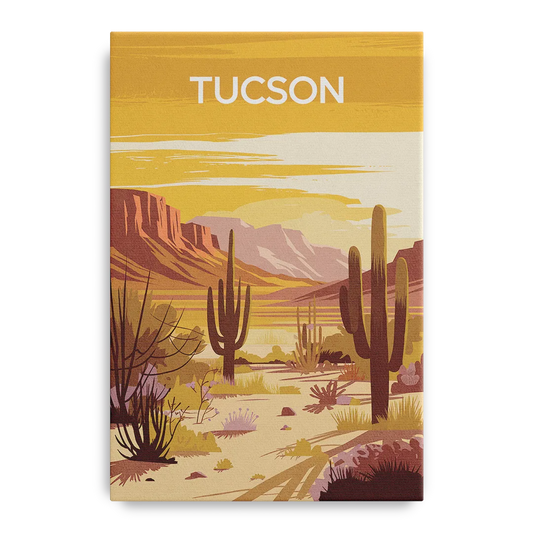 Tucson Mountain Views - Canvas Wall Art