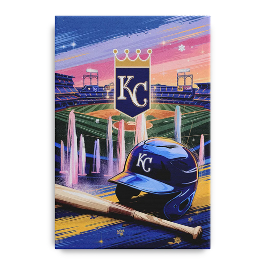 Kansas City Royals Team Spirit - Canvas Wall Art