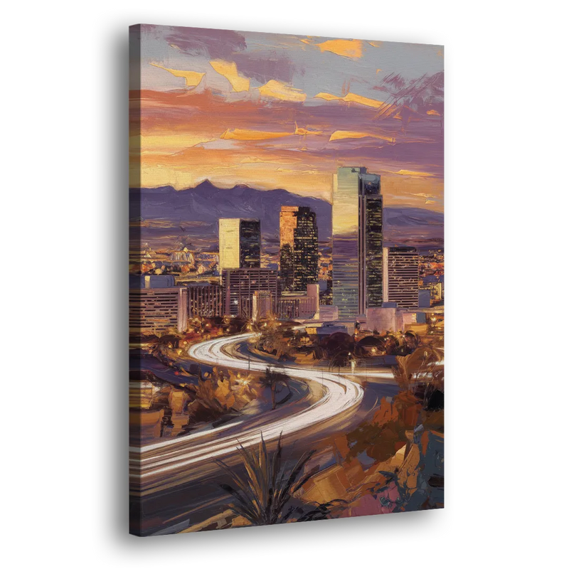 Henderson Skyline Views - Canvas Print Art Sides