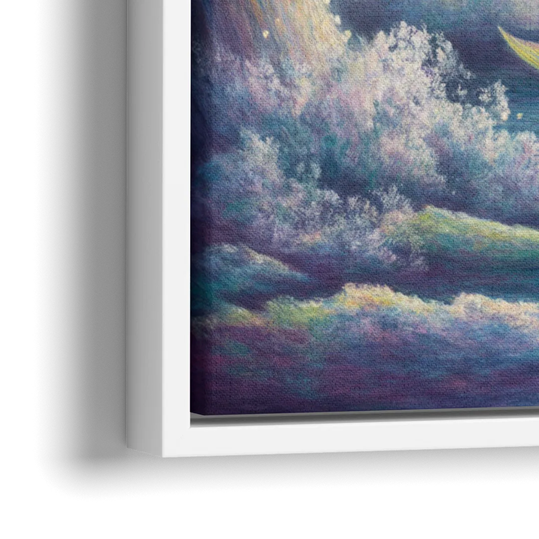 Maid of the Mist Journey - Close-Up White Frame Canvas