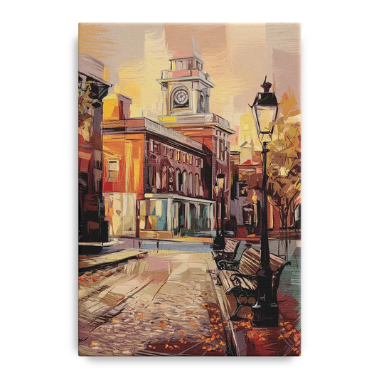 Philadelphia Historic District - Canvas Wall Art