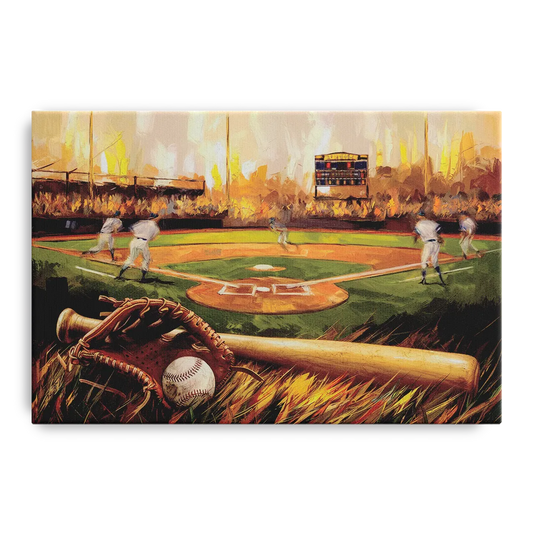 Greensboro Baseball Heritage - Canvas Wall Art