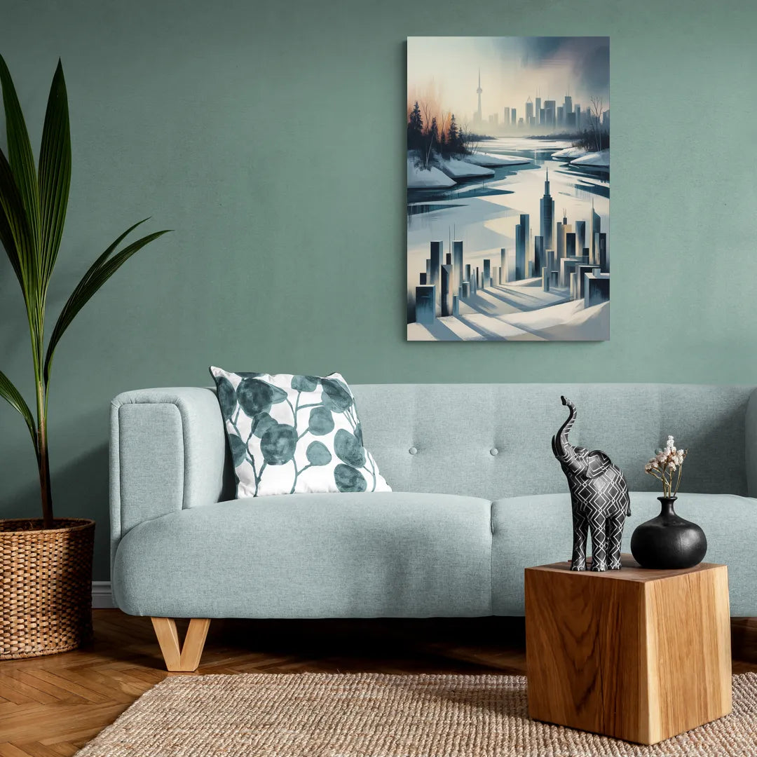 Toronto Winter Wonderland - Canvas Wall Art Living Room