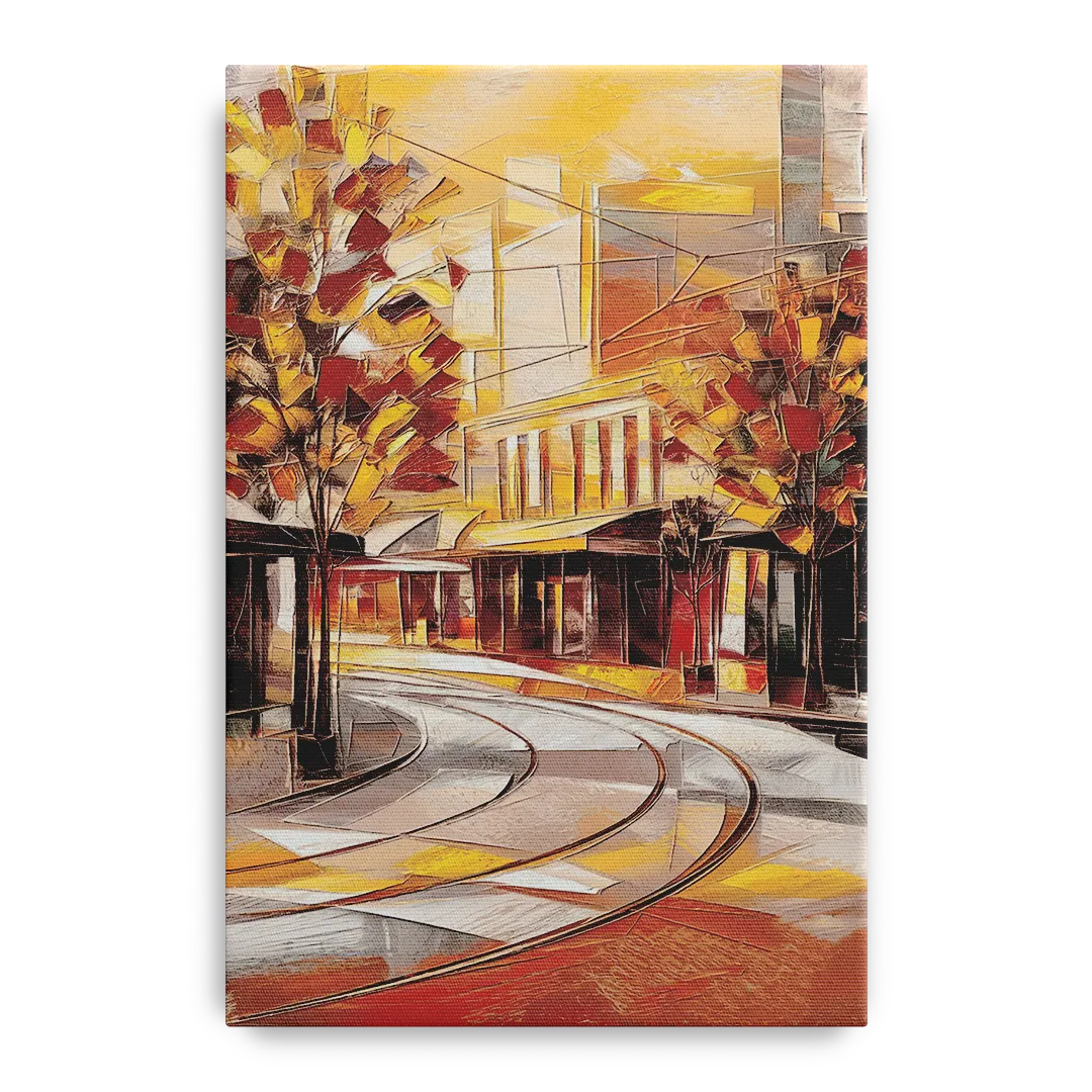 Little Rock River Market View - Canvas Wall Art