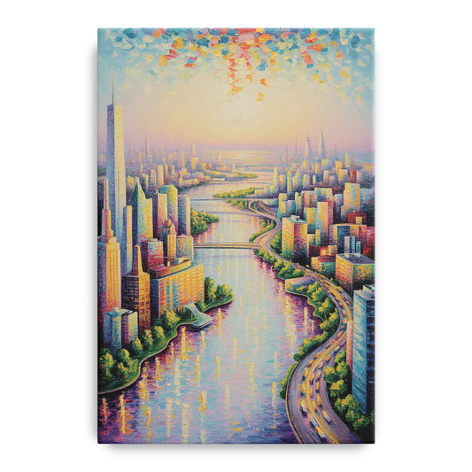 Skylon Tower View - Canvas Wall Art