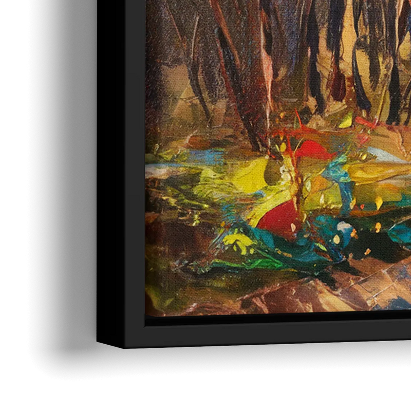 Fayetteville Nature Escape - Close-Up Black Frame Canvas