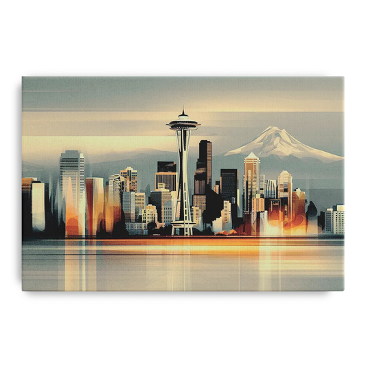 Seattle Urban Landscape - Canvas Wall Art