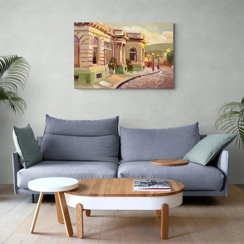 Dunedin Historic Architecture - Canvas Wall Art Living Room