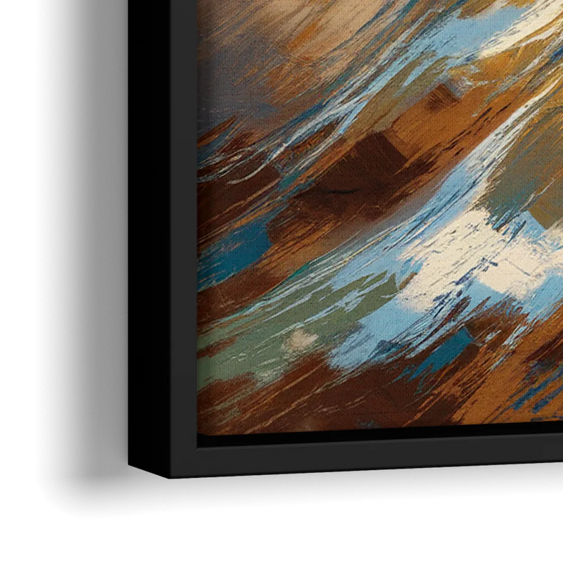 Camden Historic Waterfront - Close-Up Black Frame Canvas