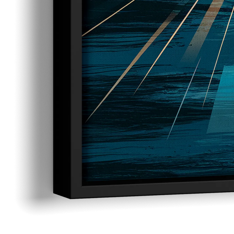 El Paso Downtown Vibes - Close-Up Black Frame Canvas