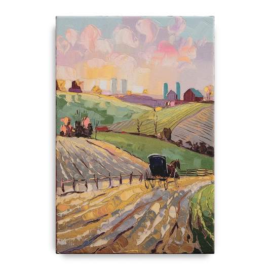 Lancaster Amish Farmlands - Canvas Wall Art