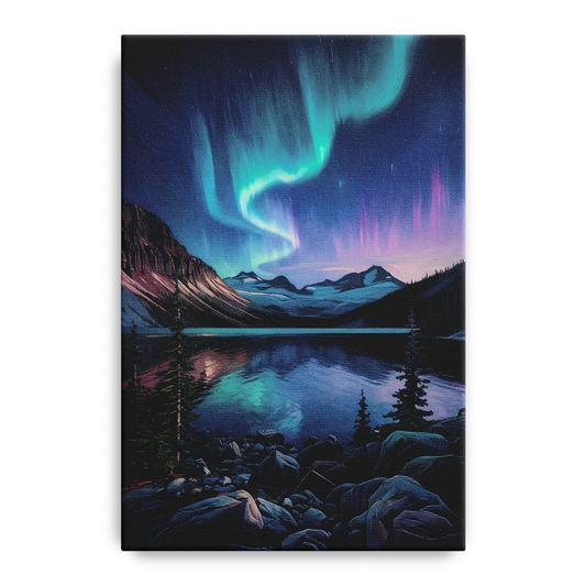 Aurora Northern Lights - Canvas Wall Art