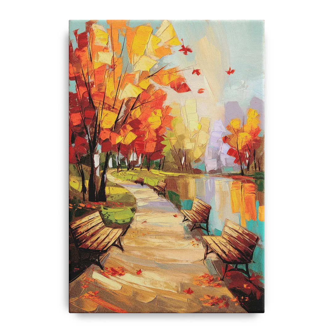 Park City Autumn Colors - Canvas Wall Art