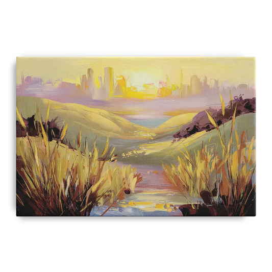 San Jose Scenic Sunset - Canvas Wall Art
