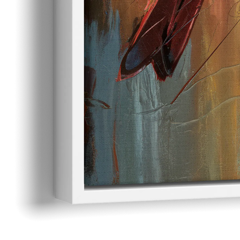 Chandler Cardinals Fan Art - Close-Up White Frame Canvas