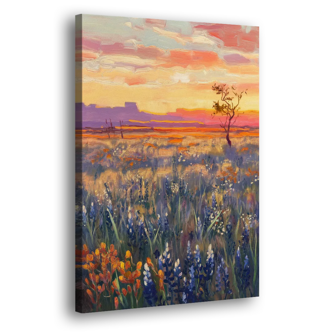 Lubbock West Texas Horizon - Canvas Print Art Sides