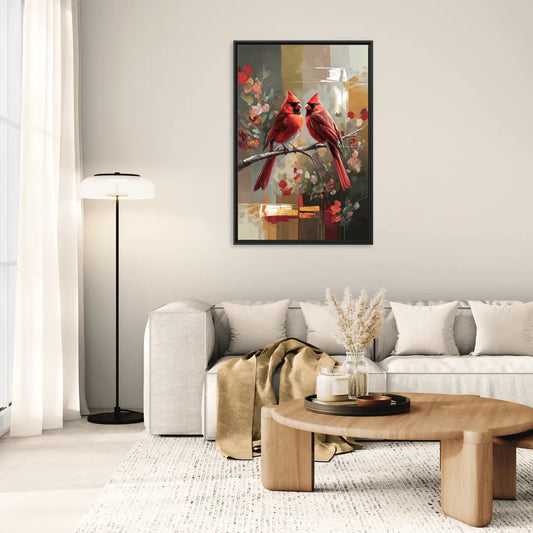 Springfield Cardinals Tribute - Living Room Black Frame Canvas