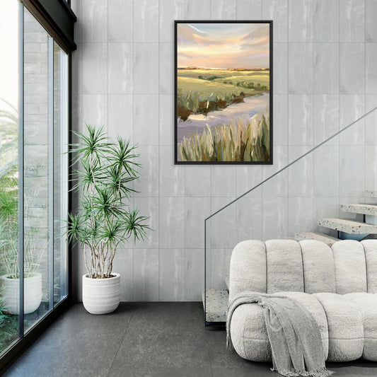Wichita Scenic Horizons - Living Room Black Frame Canvas