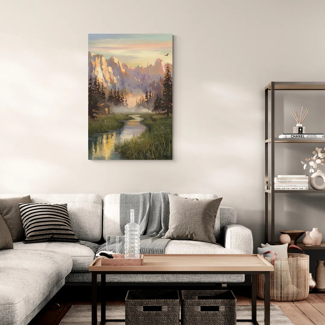 Boise Scenic Outdoors - Canvas Wall Art Living Room
