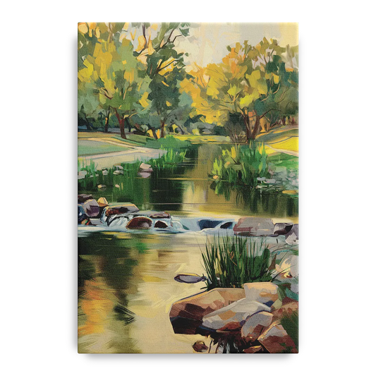 Austin Greenbelt Escape - Canvas Wall Art