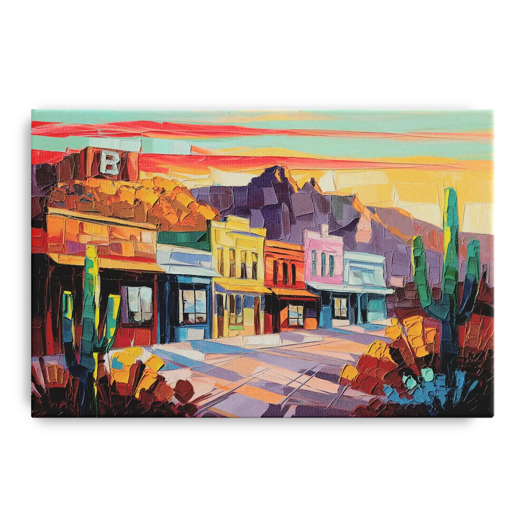 Bisbee Arizona Charm - Canvas Wall Art