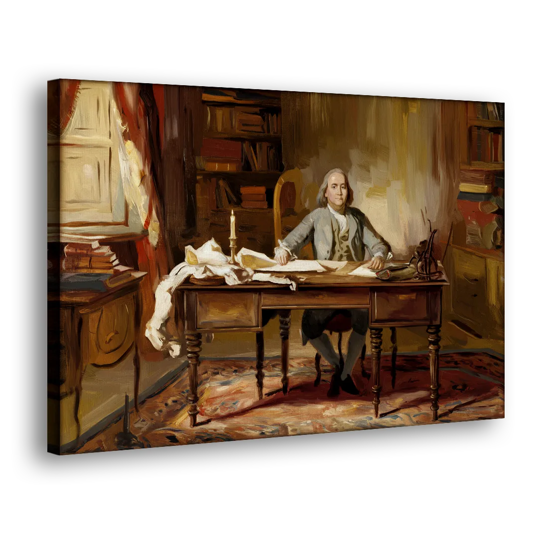 Franklin Historic Charm - Canvas Print Art Sides