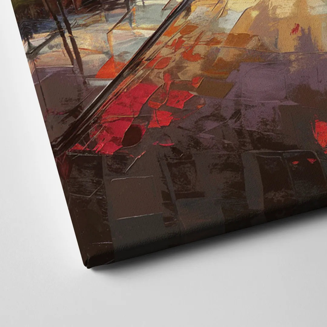 Huntsville Autumn Foliage Charm Canvas Close Up
