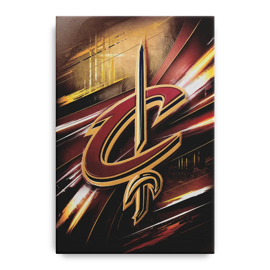 Cleveland Cavaliers Logo - Canvas Wall Art