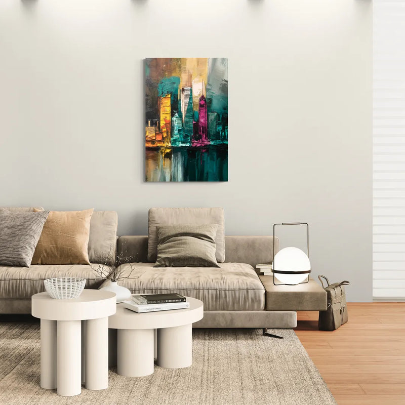 Lancaster Scenic Skyline - Canvas Wall Art Living Room