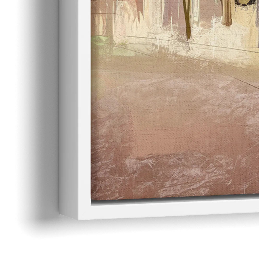 Marietta Historic Downtown - Close-Up White Frame Canvas