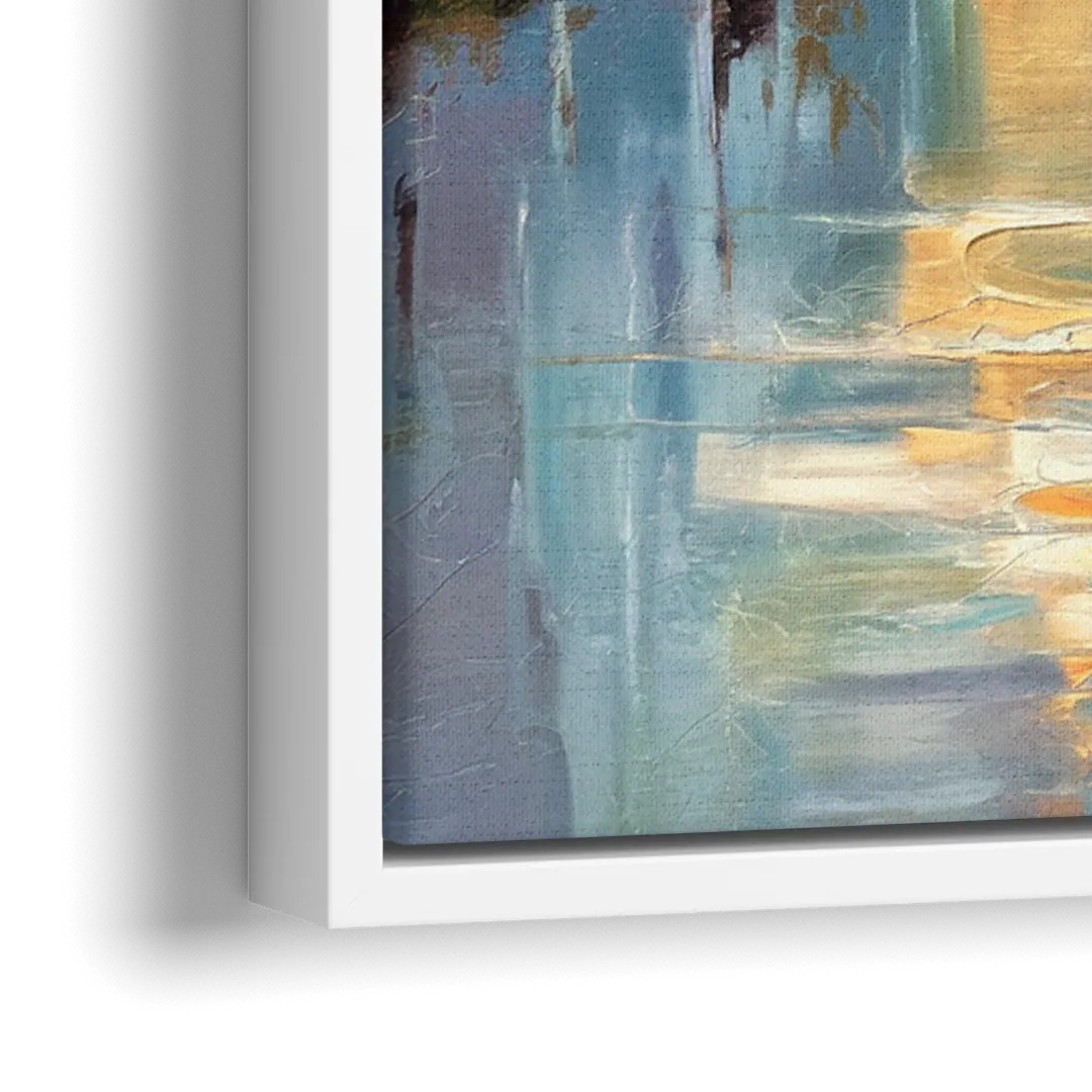 Louisville Waterfront Park - Close-Up White Frame Canvas
