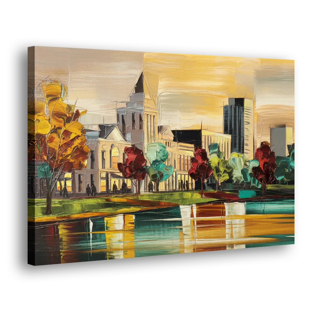 Huntsville Historic Downtown - Canvas Print Art Sides