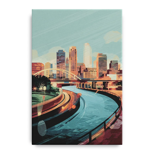 Richmond Riverfront Views - Canvas Wall Art