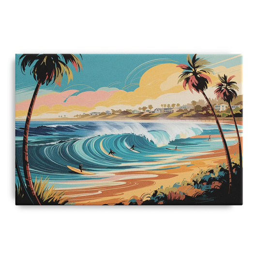 San Diego Surf Culture - Canvas Wall Art
