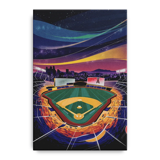 Anaheim Stadium Nights - Canvas Wall Art