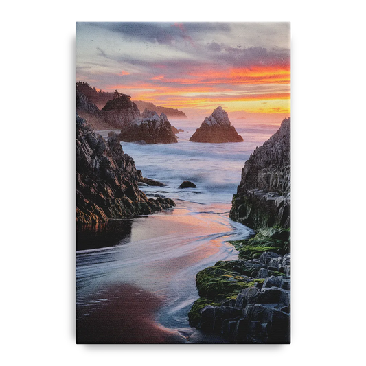 Bandon Rocky Shoreline - Canvas Wall Art
