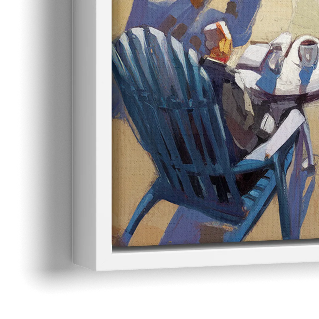 Madison Union Terrace Vibes - Close-Up White Frame Canvas