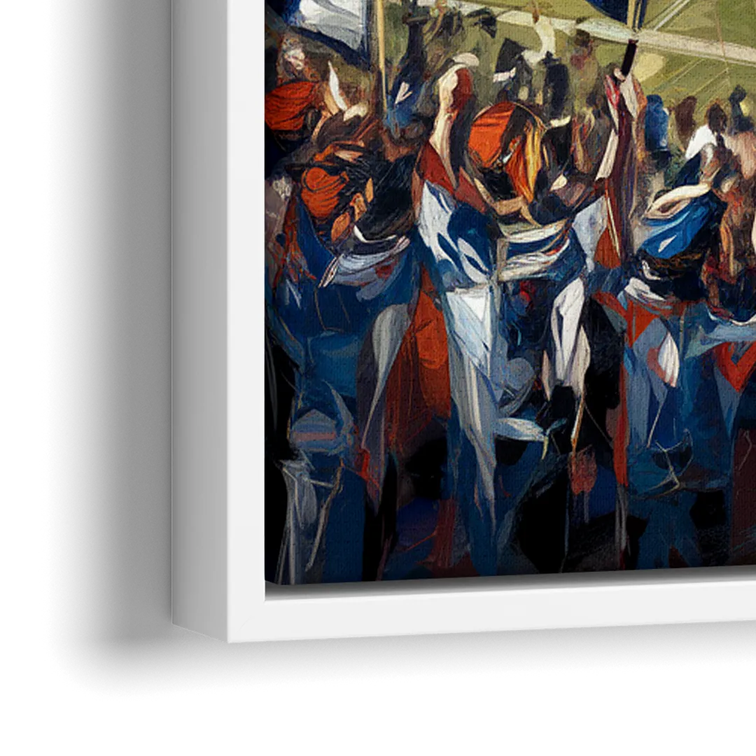 Kansas City Sporting KC Tribute - Close-Up White Frame Canvas