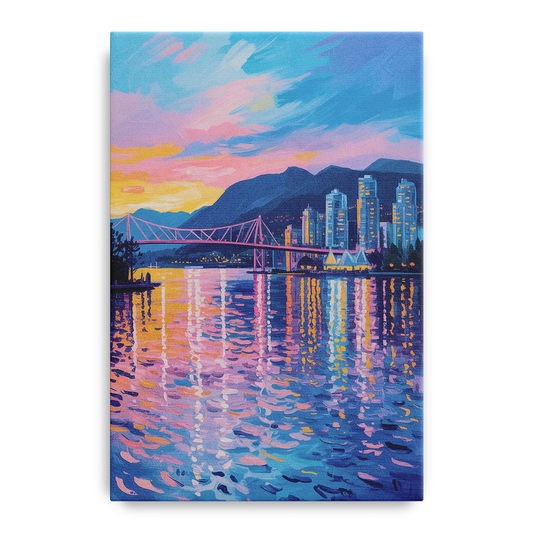 Vancouver Burrard Inlet - Canvas Wall Art