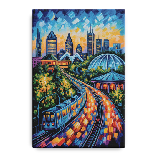 Montreal Metro Art - Canvas Wall Art
