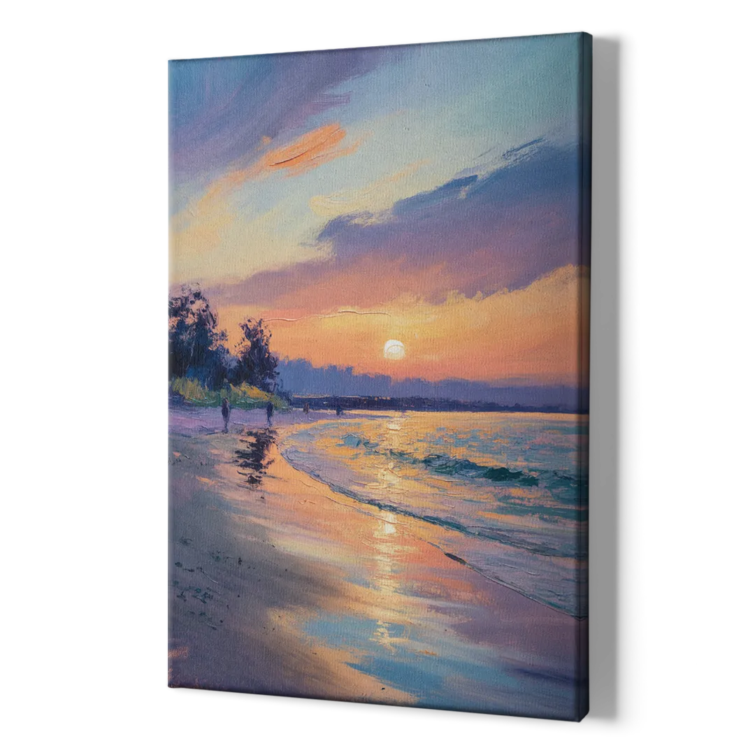 English Bay Sunset - Canvas Print Art Sides