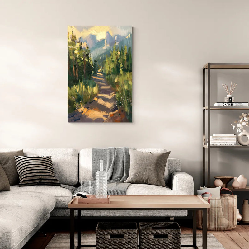 Bozeman Nature Trails - Canvas Wall Art Living Room