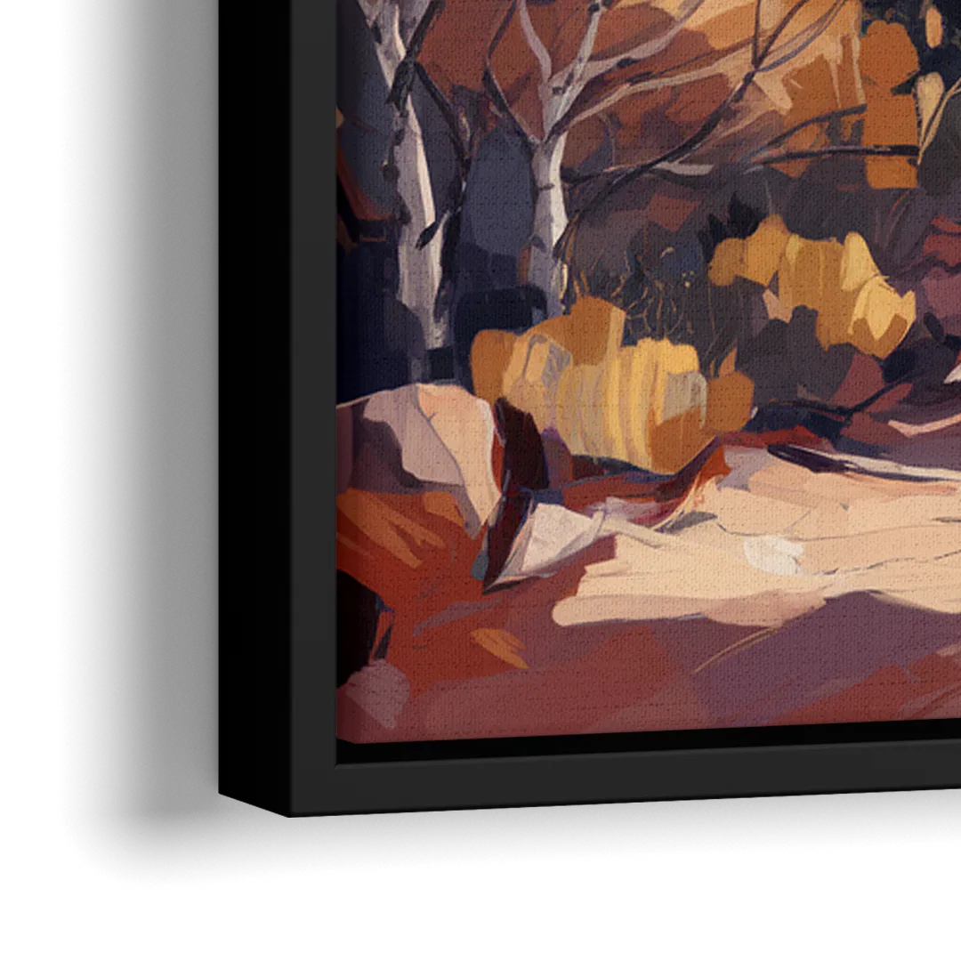 Colorado Springs Nature Escape - Close-Up Black Frame Canvas