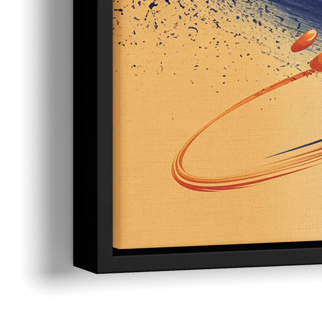 Phoenix Sports Team Pride - Close-Up Black Frame Canvas