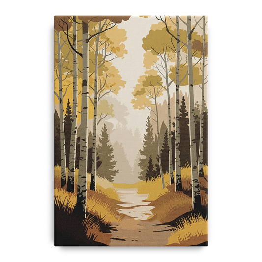 Aspen Dreamy Forest - Canvas Wall Art