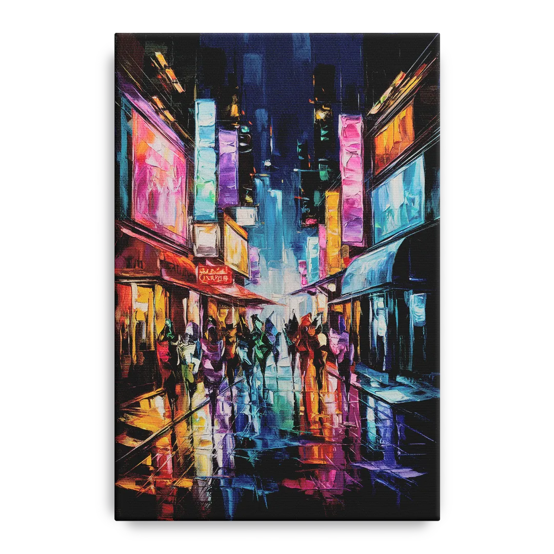 Joseph Vibrant Streets - Canvas Wall Art